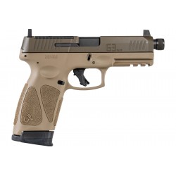PISTOLET TAURUS G3 TACTICAL T.O.R.O. CERAKOTE PATRIOT BROWN TAN 9MM LUGER FULL SIZE 17 RDS. TALL CO-WITNESS SIGHTS